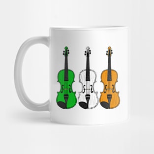 Violin Irish Flag Violinist St Patrick's Day Fiddle Mug